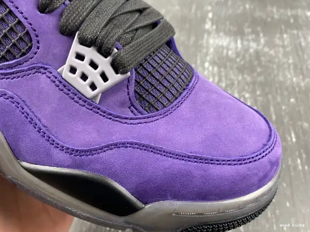 Cheap Jordan Purple Air x Scott 4 Suede Travis 0322